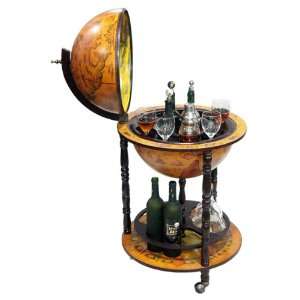  Merske Globes 20 Diameter Italian Replica Globe Bar 