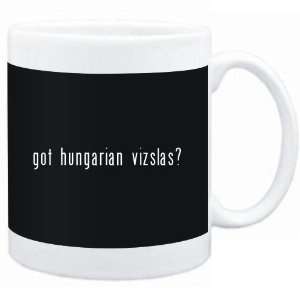    Mug Black  Got Hungarian Vizslas?  Dogs