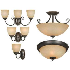 Oil Rubbed Bronze Wall Sconce Bathroom Vanity & Ceiling Lights 