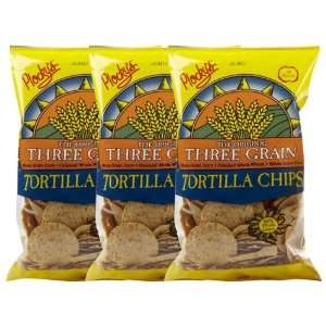 Plockys Plockys Tortilla Chips, Three Grain,Bags, 7 oz, 3 pk  