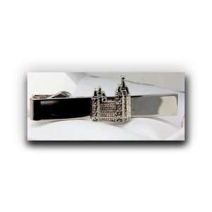  Temple (Silver) Tie Bar   A Christian Clothing Accessory   Christian 
