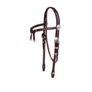  Tory Silver Knotted Browband Headstall Horse Dark Pet 