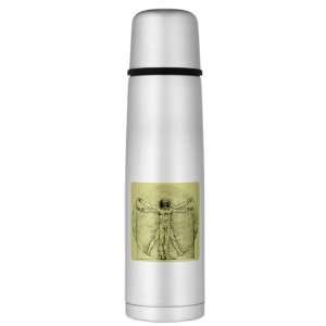  Large Thermos Bottle Vitruvian Man by Da Vinci Everything 