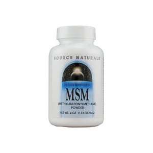  Source Naturals MSM Powder with Vitamin C    4 oz Health 