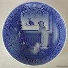   royal copenhagen christmas plate waiting for xmas expedited shipping