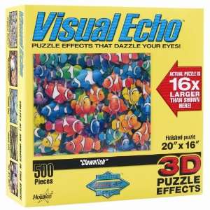  Visual Echo 3D Effect Clownfish 500pc Puzzle S1 Toys 