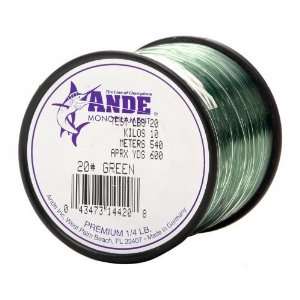   ANDE Premium 1/4 lb. Monofilament Fishing Line