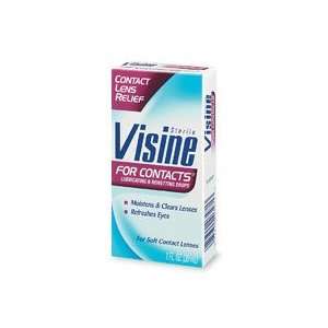  Visine For Contacts Lubricating & Rewetting Drops 1Oz 
