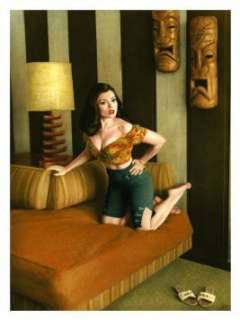   Motel Room Giclee Poster Print by Richie Fahey, 18x24