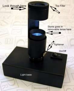 Portable Handheld Polariscope with Desktop Led Light  