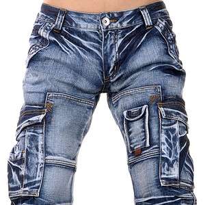   Designer Jeans Pant Denim Military Stylish W30 32 34 36 38 L32 J005