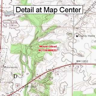   Map   Mount Gilead, Ohio (Folded/Waterproof)