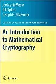 An Introduction to Mathematical Cryptography, (1441926747), Jeffrey 