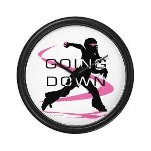  Softball Freak Pink Sports Wall Clock by 