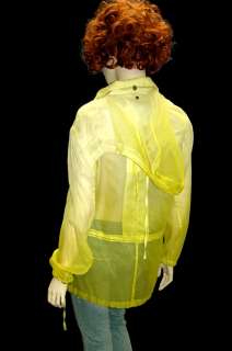 THIS CHIC LUXURIOUS SHEER BEACH PARKA by VALENTINO sz 8  