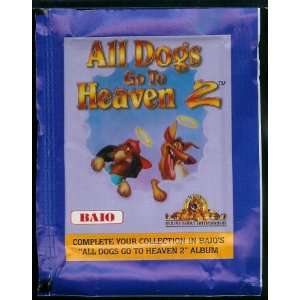  All Dogs Go To Heaven Album Stickers Pack Toys & Games