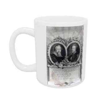 Francis Beaumont and John Fletcher, engraved   Mug   Standard Size 