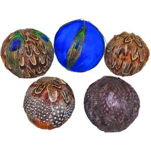  Touch of Nature 38808 Fall Feather Natural Ball Assortment 