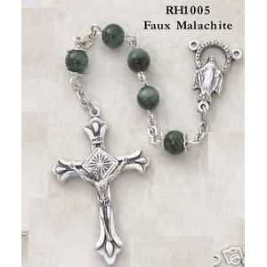   Green 6mm Beads Catholic Rosary Mary St Arts, Crafts & Sewing