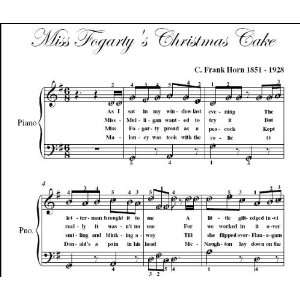  Miss Fogartys Christmas Cake Easy Piano Sheet Music 