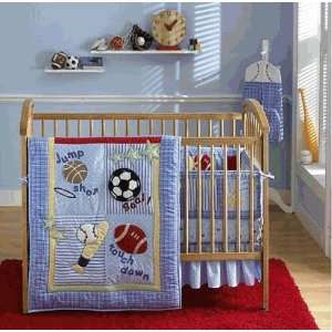  Littlee Rookie 4 Piece Crib Bedding Set Baby