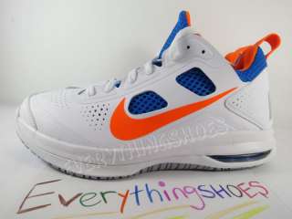 FS Nike Air Max Dominate XD White Orange Blue Mens Basketball Shoes 
