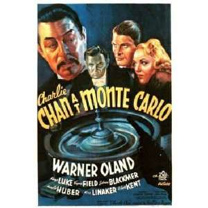  Charlie Chan At Monte Carlo   Movie Poster