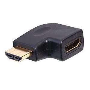  Right Angle HDMI Port Saver Adapter, Vertical Flat Left 