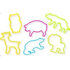  Animal Crackerz Shaped Wrist Bands   24 Pack Everything 