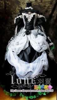 VOCALOID Kantarera Miku COSPLAY COSTUME Black dress Halloween 