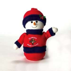  Florida Panthers 9 Animated Touchdown Snowman   NHL 