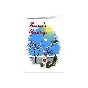  Seasons Greetings ~ General ~ Red Berry Trees Holiday 