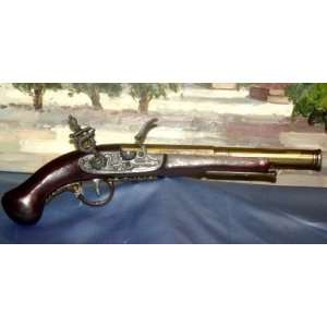   Vintage Replica Old Fashion Wooden Gold Plated Toy Gun