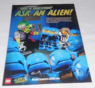 2011 Lego ad page ~ ALIEN CONQUEST Got A Question? Ask An Alien 