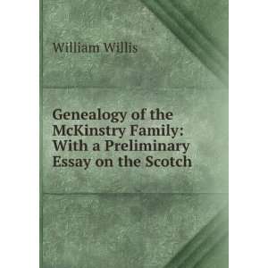 Genealogy of the McKinstry family with a preliminary essay on the 