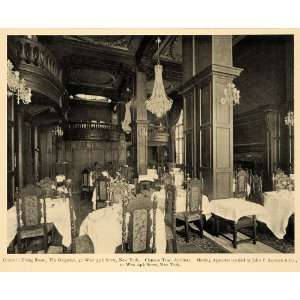 1903 Print Gregorian Dining Room 42 West 35th Street New 