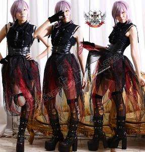 RTBU Goth Vampire Punk LARP Visual Kei SHEER WING Skirt  