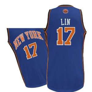  Knicks #17 Lin Jeremy Blue Basketball Jersey Sports 