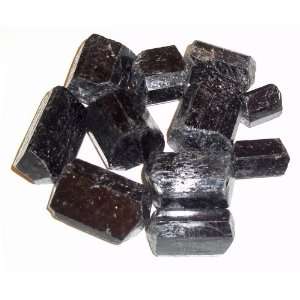 Miracle Crystals Black Tourmaline Double Terminator Tumbled Stones 
