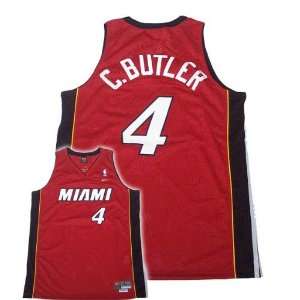  Nike Miami Heat #4 Caron Butler Red Swingman Jersey 