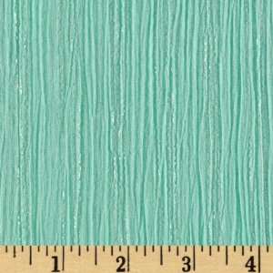  58 Wide Gauze Metallic Stripe Mint Fabric By The Yard 