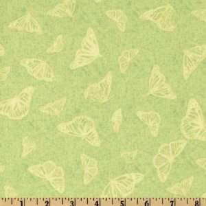   Of Spring Butterflies Green Fabric By The Yard Arts, Crafts & Sewing