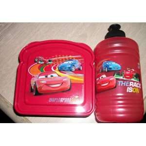  Disney Pixar Cars Sandwich Holder and 16 oz. Pixar Car 