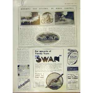  Motor Car Bicycle Race Isle Man Sunbeam Team Print 1914 