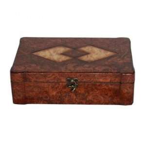  Treasure Chest with Lined Interior (Brown Tones) (3.5H x 