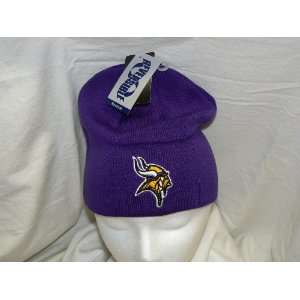  NFL Minnesota Vikings Reversible Reebok Cuffless Knit Hat 