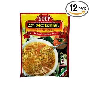 La Moderna Soup Vermicelli, 3 ounces (Pack of12)  Grocery 