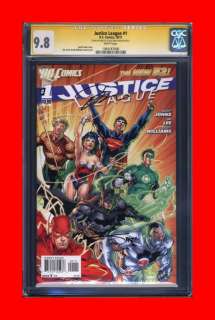 Justice League #1 CGC SS 9.8 Lee & Sinclair  