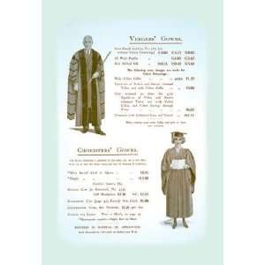  Exclusive By Buyenlarge Vergers Gowns 12x18 Giclee on 
