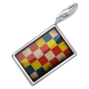  FotoCharms Antwerp Flag   Charm with Lobster Clasp For 